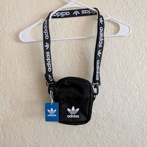 Adidas Black Belt Bag with Adjustable Strap